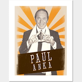 Vintage Aesthetic Paul Anka Posters and Art